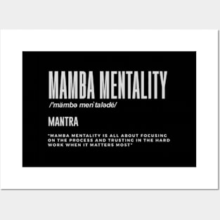 Mamba tality Motivational Quote Inspirational Posters and Art